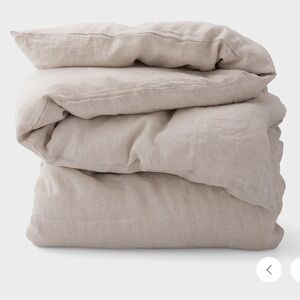 NWT Schoolhouse Electric Linen Duvet Cover King